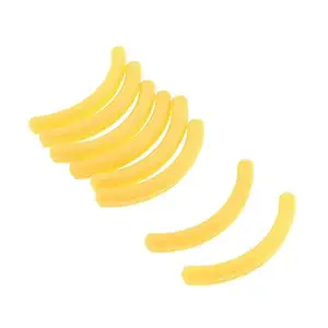 STORE99 Rubber Women Pads Mats Curler Replacement Components 8pcs Yellow