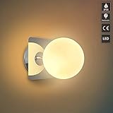 ★ 【IP44】Der Lampenkörper ist IP44 spritzwassergeschützt und aus hochwertigem mit Edelstahlgehäuse gefertigt, rostet nicht. Hat eine hervorragende spritzwassergeschützt und kann sowohl drinnen als auch badezimmer verwendet werden.