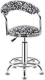 FFLJIUBD HJHY® Bar stool, American Bar Lift Foot Nail Tall Simple Computer Haircut Beauty Makeup Shop 44-56cm Hoher Stuhl (Color : #3)