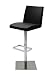 Produktbild Robas Lund,  Stuhl, Barstuhl, Barhocker, Vigo, schwarz/verchromt,  39 x 92-113 x 45 cm, 070017SS