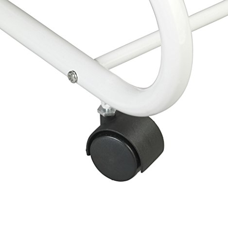 WENKO 62080100 Wäschesammler Escala – mit 3 Körben, pulverbeschichtetes Metall, 44 x 126 x 46 cm, Weiß - 7