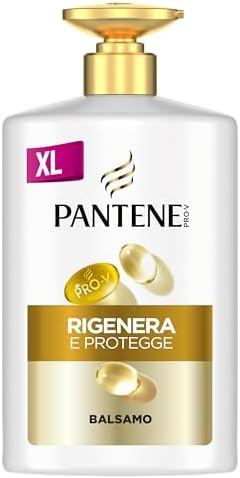 Pantene Pro-V Rigenera E Protegge Balsamo 1000ml per Capelli Deboli, Secchi e Danneggiati. Balsamo Quotidiano Leggero, Non Unge. Con Pro-Vitamina B5 e Miscela di Nutrienti. Active Nutri-Plex
