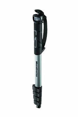 Manfrotto Comapct Advanced Monpode avec vissage rapide du boitier 5 sections Noir