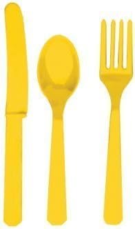 Sunshine Yellow Cutlery Set