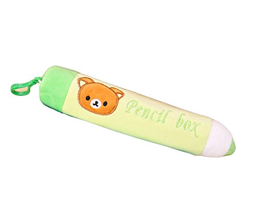 Preisvergleich Produktbild Rood Bleistift Fall Cute Reißverschluss Münzfach Stationery, Aufbewahrungstasche, reine Baumwolle 1 x bär
