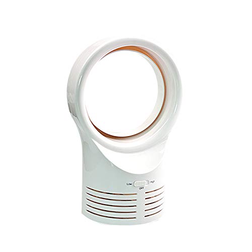 Preisvergleich Produktbild RZJF Mini-USB-Lüfter - Tragbarer Duplex-Desktop Ohne Lüfter Weiß