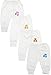 Kuchipoo 100% Hosiery Baby Thermal Warmer Pajamas for Winters Pack of 4 (Off-White, 0 to 6 months) RS.399.00