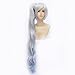 White Mix Light Blue RWBY White Trailer Weiss Schnee Cosplay Wig + Ponytail+ Wig Cap