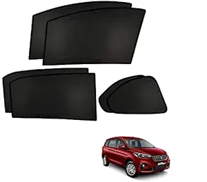 Auto Addict Fix Car Window Sunshades (Side Windows,Non Magnetic) for Maruti Suzuki Ertiga New (2018-Present)