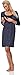 Be Mammy Maternity Night Dress Galla (Dotted/Dark Blue, L)