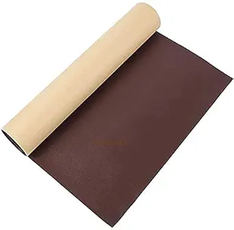 Anugrah 12x24 Inches Large Leather Repair Patch Tape, Self-Adhesive Genuine Leather Patch Set for Sofas, Couches, Furniture, Vehicle Seat, Jackets (BROWN)