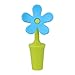 Produktbild Z-Wenquan-glass, Wine Stopper Sunflower Shape for Wine Champagne Beverage 1 Stück Bar Tools Silikon Weinflaschenverschluss (Color : Blue)
