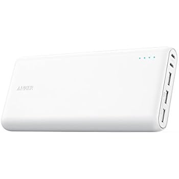 Anker Power Bank, PowerCore 26800mAh Portable Charger with Dual Input Port and Double-Speed Recharging, 3 USB Ports External Battery for iPhone, iPad, Samsung Galaxy, Android (Renewed)