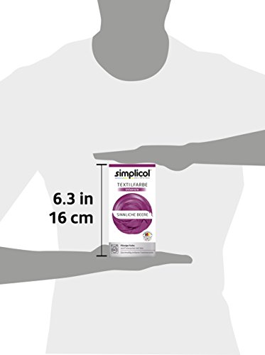 Simplicol Textilfarbe intensiv all in 1 -Flüssige Rezeptur „Sinnliche Beere“ Neu! - 2