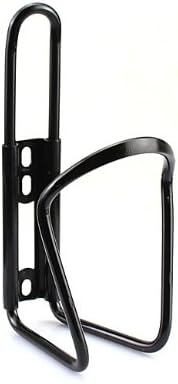 Yunwal Bike Bicycle Cycling Aluminum Water Bottle Holder Cage Rack 5 Color Optional (Black)