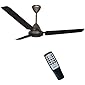 Atomberg Efficio 1200 mm BLDC Motor with Remote 3 Blade Ceiling Fan (Matt Black, Pack of 1)