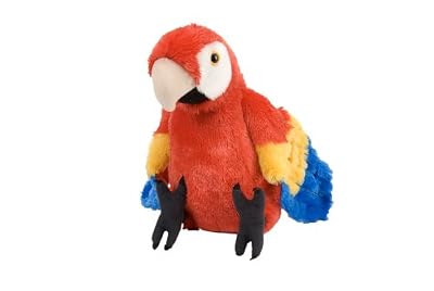 Wild Republic Peluche ara rouge 30 cm