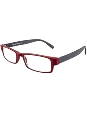 Lesebrille in verschiedenen Farben und Stärken - modern - mattiert – zweifarbig - Etui inklusive