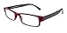 Produktbild Edison & King Lesebrille in verschiedenen Farben und Stärken - modern - mattiert – zweifarbig - Etui inklusive (Weinrot, 3,00 dpt)