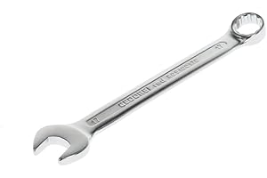 GEDORE red Ring-Maulschlüssel, SW 17 mm, Matt-satinierte Oberfläche, Chrom-Vanadium-Stahl, Silber