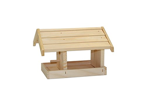 Vogelhaus Holz klein zum selber bemalen Futterhaus Häuschen - 2