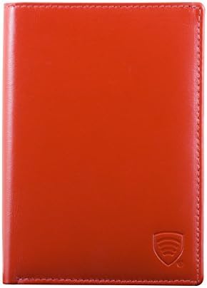 KORUMARFID Blocking Travel Wallet Biometric Passport Credit Debit Card Document Holder (KUK-83R) (RED)