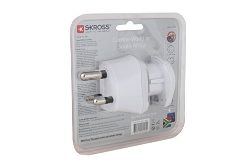 SKROSS Country Adapter World to South Africa: Reiseadapter für Reisen in Länder, die den südafrikanischen Standard verwenden - 9