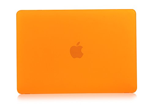 Aesetek Macbook Pro 15 Hülle 2016,Ultra Slim Hartschale SchutzHülle Snap Case für Neueste Apple Macbook Pro 15,4 zoll(A1707) mit/ohne Touch Bar und Touch ID,Matt Oberfläche,Orange - 3