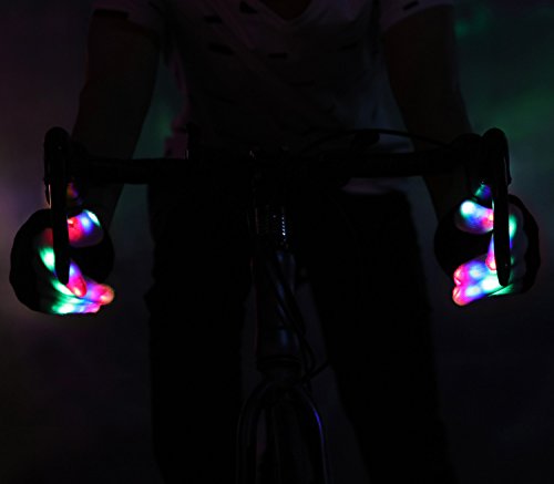 Colorful and 7 Mode LED Rave Flashing Light Glow Finger Gloves for Clubs,Festivals,Christmas,Running,Cycling,Sports,from Namsan