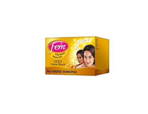2 FEM Herbal Gold Cream Bleach Wt Real Gold Golden Glow Natural Fairness 26g X 2
