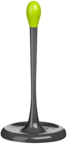 Kitchen Towel Roll Holder Storer Tidy In Grey Lime Green, Elegant Hip New Look Design - Available In Choice Of 4 Colours