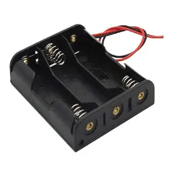 SunRobotics New Plastic 3 x 1.5V AA CELL Battery Holder Storage Box standard 4.5V Case with Lead Wire