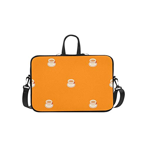 Preisvergleich Produktbild Nette Boba Grüntee-getränk Muster Aktentasche Laptoptasche Messenger Schulter Arbeitstasche Crossbody Handtasche Für Geschäftsreisen
