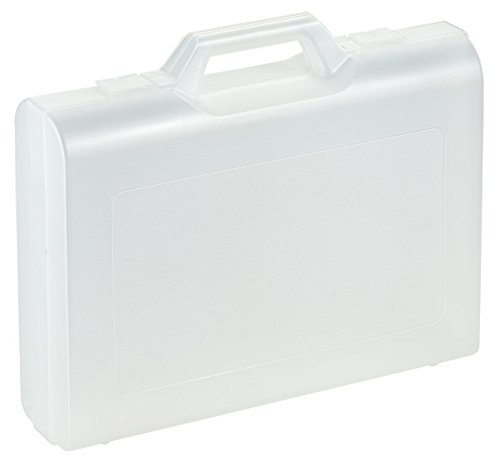 Kunststoffkoffer leer in transparent, Außenmaß: 406x296x100 mm