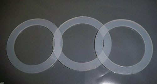New Premium Silicone Rubber Gasket Ring Seal For Hamilton Beach Blender, 3 Pack, NEW
