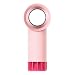 Produktbild Ruby569y Tragbarer Min Lüfter, Mini tragbarer elektrischer USB aufladbarer bladeless Ventilator-Handheld-Schreibtisch-Luftkühler - Rosa