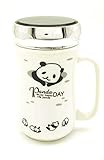 Satyam Kraft Ceramic Panda Printed Mug ,(1 Piece),White