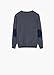 MANGO KIDS - Contrast elbow-patch cardigan - Size: 5-6 years - Color: Medium Heather Grey