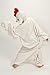 Honeystore Adult Anime Unisex Pyjamas Animal Cock Halloween Onesie Costume M