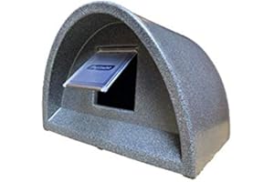 COSY CAGES Weatherproof Outdoor Indoor cat shelter Kennel in grey with Flap