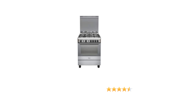 Hotpoint H6GG1F (X) It Cucina 60X60Cm Con Forno a Gas, a Libera  Installazione : Amazon.it: Grandi elettrodomestici