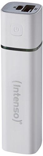 Intenso Powerbank P2600 externes Ladegerät (2600mAh, für Smartphone/Tablet PC/MP3 Player/Digitalkamera) weiß