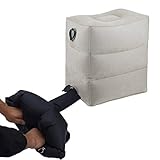 Viaje con niños: el reposapiés inflable transformará el asiento del avión o del automóvil en una cama de viaje para niños pequeños, puede ayudar a los niños a estirar mejor las piernas y descansar mejor en viajes largos por carretera.