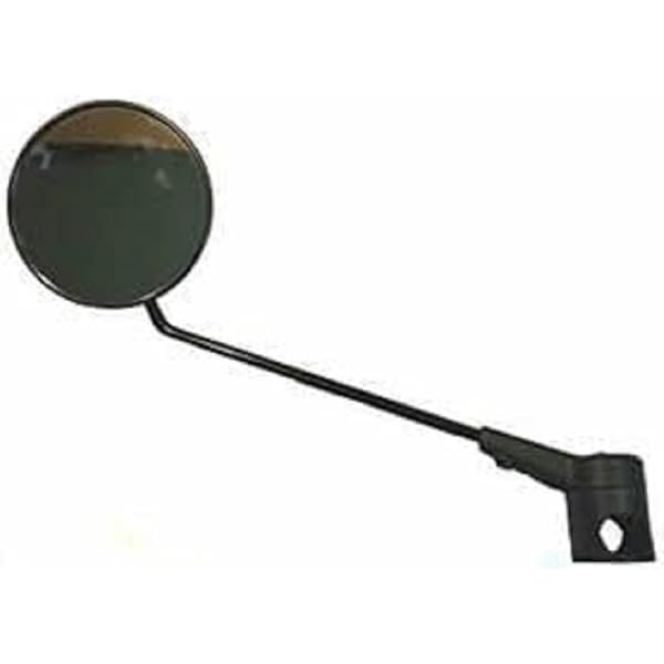 Third Eye Fahrrad Rückspiegel | 8cm Lenker-Endspiegel | Bruchsicherer Echtglas-Spiegel