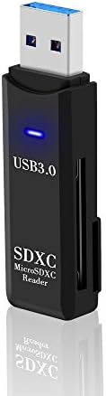 InVaFoCo USB 3.0 Card Reader 2 Slot SD / Micro SD Memory Card Reader for SDXC / SDHC / SD / MMC / RS MMC / Micro SDXC / Micro SD / Micro SDHC / Windows / Mac OS
