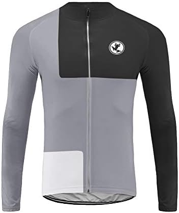 Uglyfrog Men Cycling Jersey Suits Thermal Fleece Road Bike MTB Set Winter Outdoor Sports Bicycle Clothing with bib Pants,Moisture Wicking,Size XS-4XL ZRMX03F