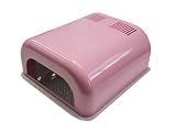 Cris Nails ® Lampara 36W Ultravioleta UV Secador de Uñas para Manicura Gel Esmalte Permanente SK-838 (838-Rosa)
