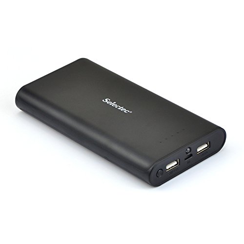 SELECTEC 24000mAh PowerBank Universal 2 puerto USB 5V 1A / 2.1A Bater&iacute;a Externa Cargador Port&aacute;til Banco de la Energ&iacute;a para &nbsp;Samsung iPhone iPad ipod Smartphone HTC one LG XIAOMI HUAWEI 5V Tablets GPS Bluetooth Altavoz Smartphones de Android Reproductor de