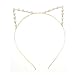 Demarkt Cute Katzenohren Haarreif Haarband Haar Reif Perle Haarband Spange Haar Schmuck,Golden