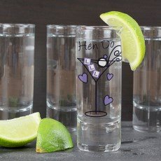 Personalised Hen Do Shot Glass